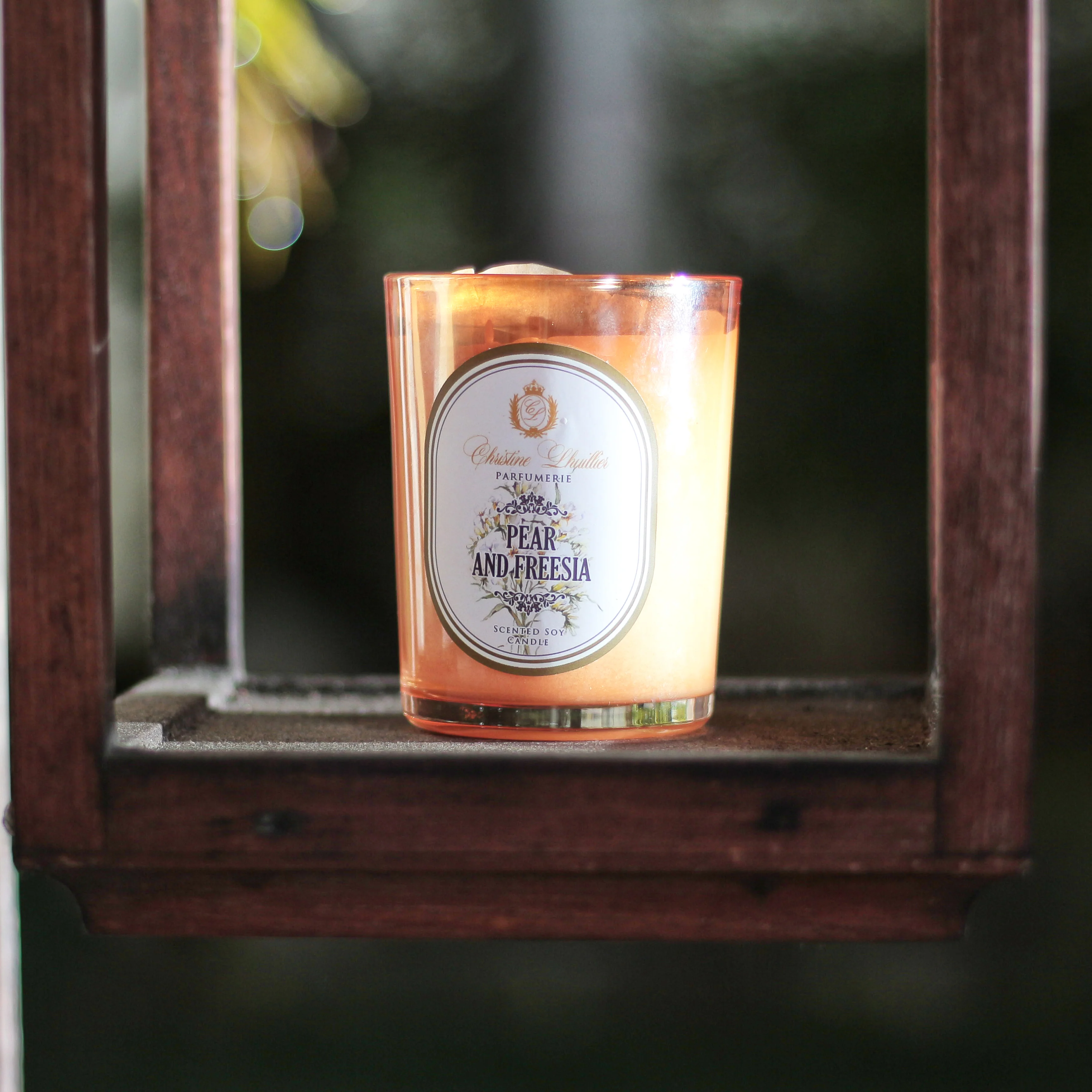 Scented Soy Candle Pear & Freesia